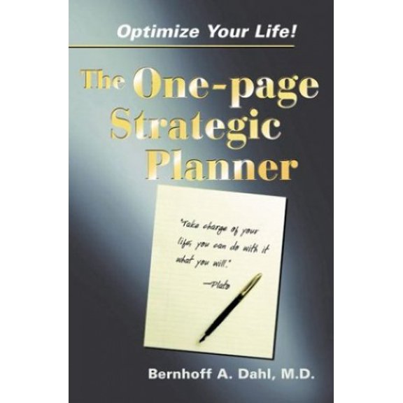 Pre-Owned Optimize Your Life! the One-Page Strategic Planner (Paperback) 0936232021 9780936232027