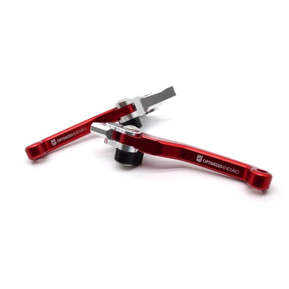 Optimized Enduro Flex Lever Set for GasGas EX/MC 2021-2023 (Red)