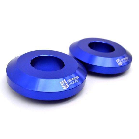Optimized Enduro Wheel Spacer Upgrade Kit for Husqvarna TC/FC/TX/FX 125-450 2015-2022 (Blue)