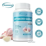 Optimized Garlic - Provides Cardiovascular, Heart Health, Antioxidant, Immune Support - 120 Capsules