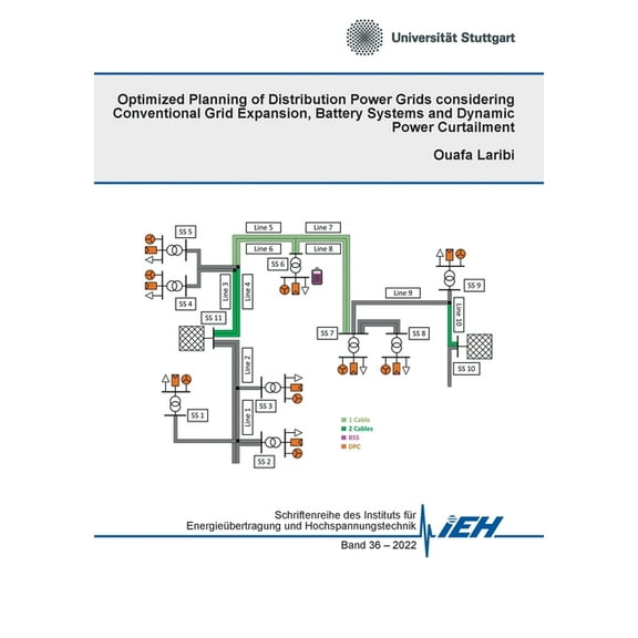 Optimized Planning of Distribution Power Grids considering Conventional Grid Expansion, Battery Systems and Dynamic Powe, (Paperback)