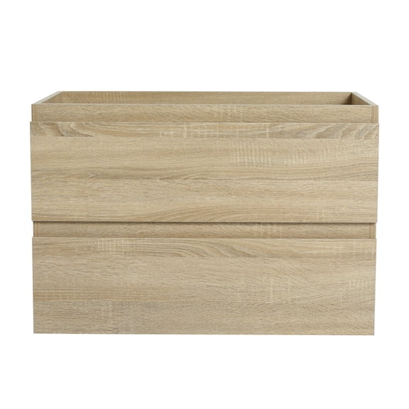 Optimized Storage for North American Habits - Vanity with 2/3 Extension Drawer Slides