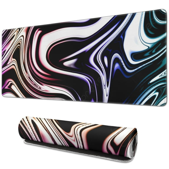 Optimized for Performance: Large Gaming Mouse Pad, Extended 31.5 x 11.8 Desk Mat with Non-Slip Rubber Base for Home Office.