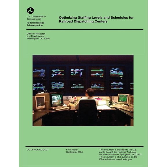 Optimizing Staffing Levels and Schedules for Railroad Dispatching Centers