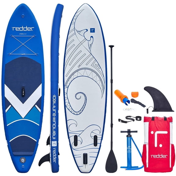 10.8' Inflatable Stand Up Paddle Boards with Premium SUP Paddle Board Accessories, Wide Stable Design, Non-Slip Comfort Deck
