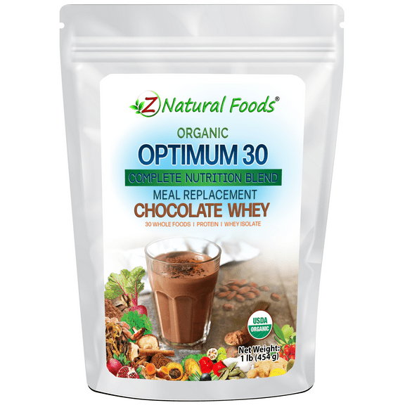 Optimum 30 Organic Chocolate Whey Meal Replacement Powder
