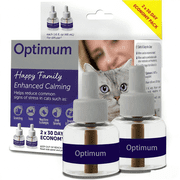 Optimum, Enhanced Cat Calming Refills for Pheromone Diffuser 30-Day Refill   2 Pack