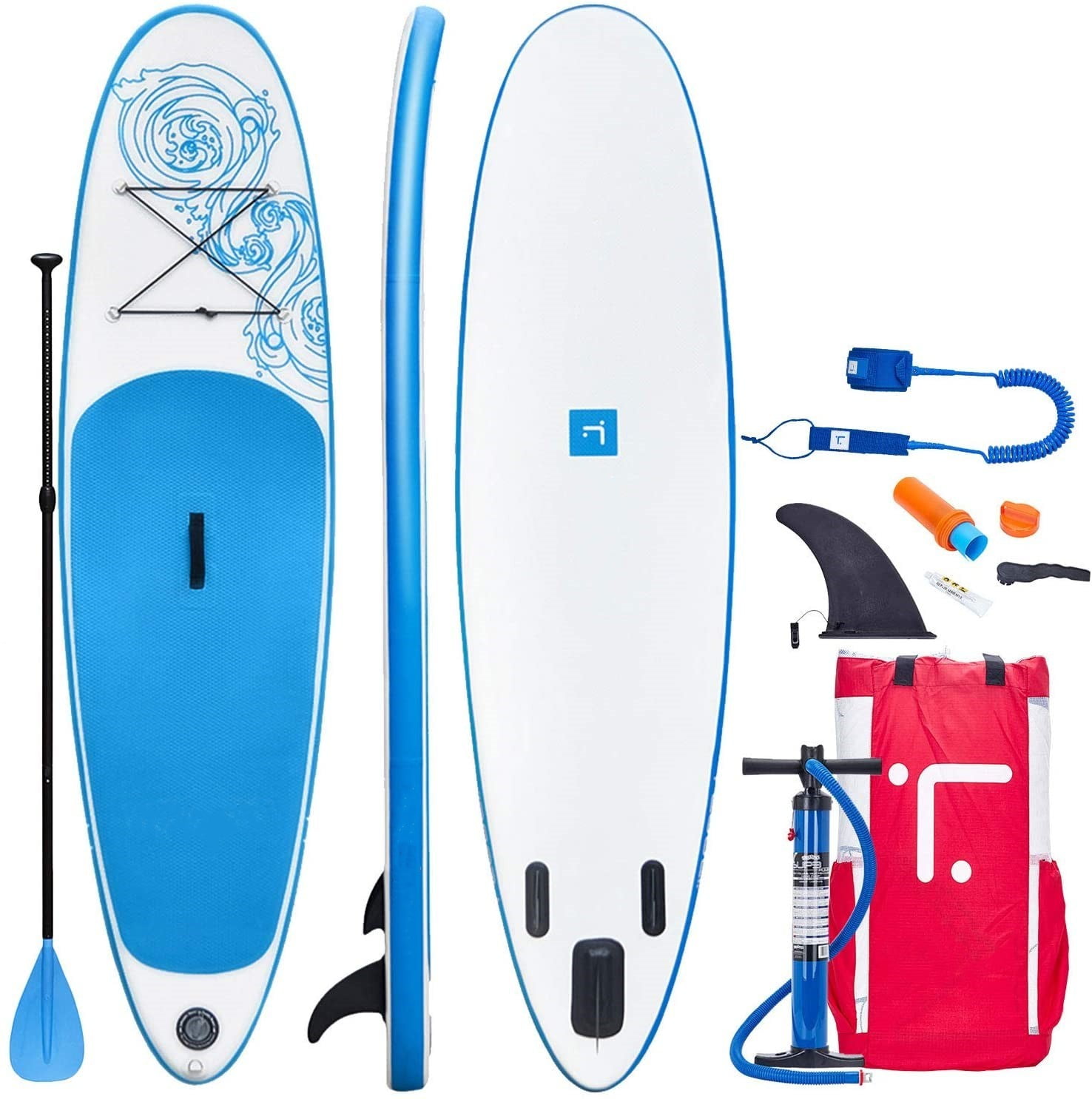Optimum Inflatable Stand Up Paddle Boards with Premium SUP Paddle Board  Accessories, Wide Stable Design, Non-Slip Comfort Deck for All Skill Level  