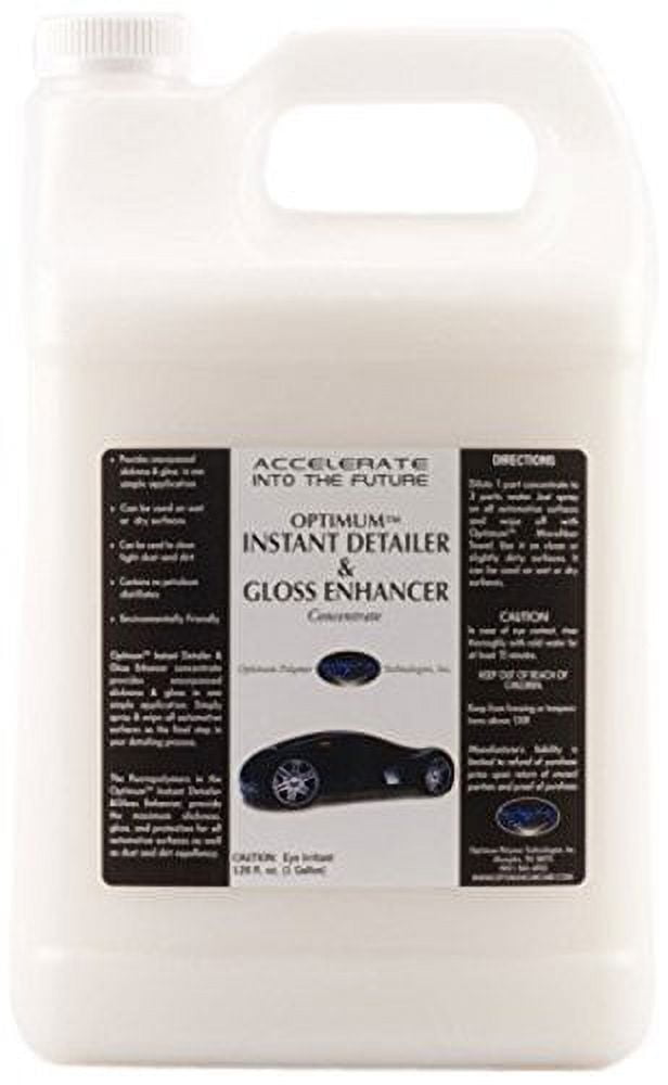 Optimum Instant Detailer and Gloss Enhancer 1 Gallon, Quick Detailer Spray for Superior Car