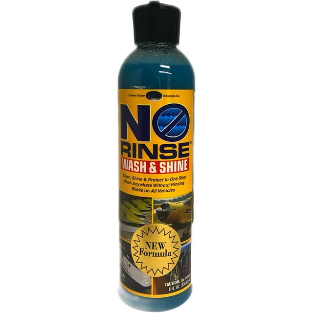 Optimum No Rinse Wash and Shine ONR Car Wash, 8 oz., New Formula Version 5, Safe on Paint