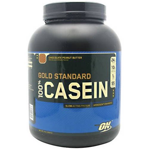 Optimum Nutrition 100 Casein, Chocolate Peanut Butter, 4 LB