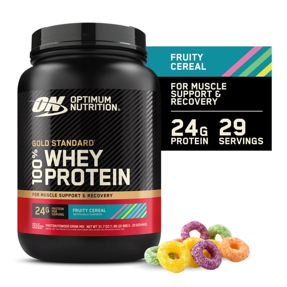 Optimum Nutrition 100% Gold Standard Whey Fruity Cereal, 2lb