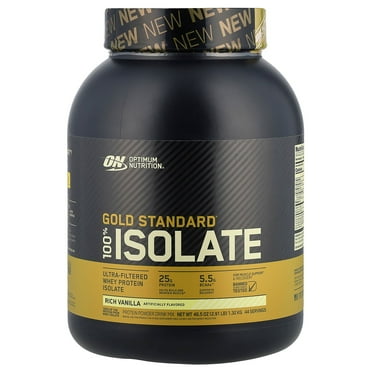 Optimum Nutrition - 100% Whey Gold Standard Protein Isolate Powder Rich Vanilla - 2.91 lbs.