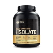 Optimum Nutrition Gold Standard 100% Isolate, Protein Powder, Rich Vanilla, 2.91 Pounds, 44 Servings. Whey Protein Isolate Packaging May Vary