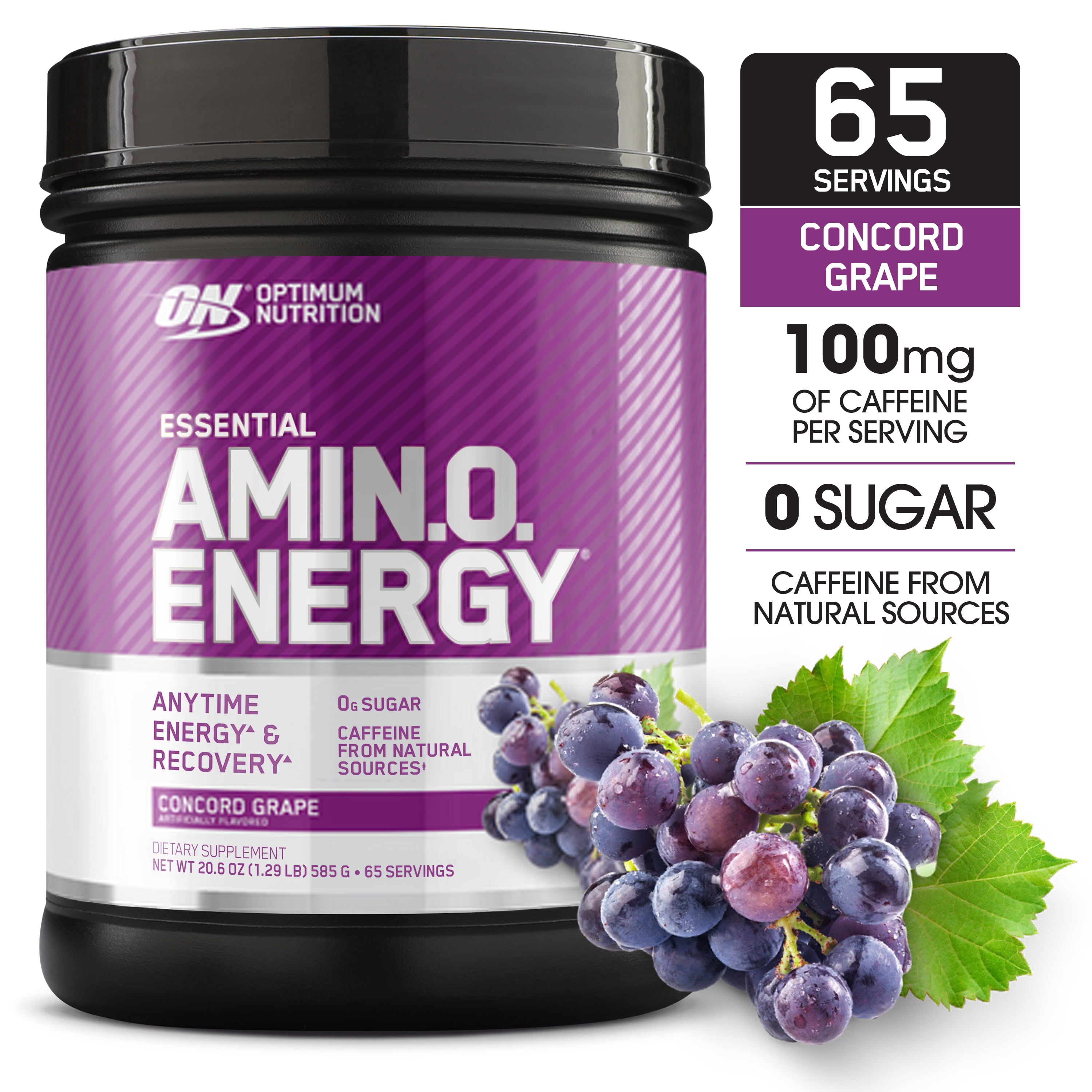 Optimum Nutrition Amino Energy, Preworkout and Essential Amino Acids with Green Tea and Green Coffee Extract, 65 Servings (Choose Flavor)