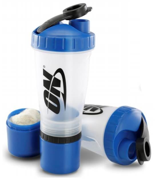 Optimum Nutrition BPA Free Protein Shaker Cup Bottle with Storage Cap Lid 20oz Walmart