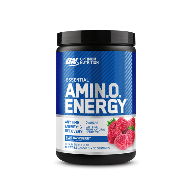 Optimum Nutrition, Essential Amino Energy, Blue Raspberry, 9.5 oz, 30