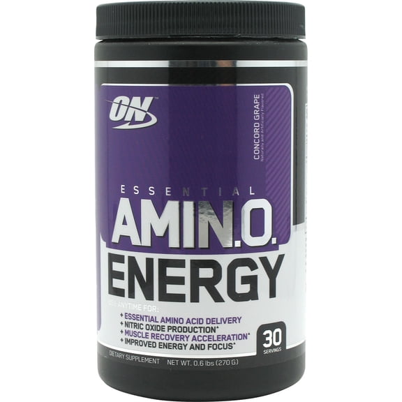 Optimum Nutrition, Essential Amino Energy, Powder, Concord Grape, 30 Servings