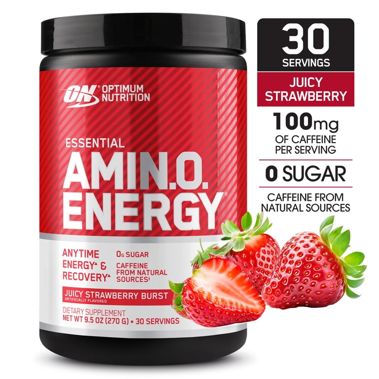 Optimum Nutrition Essential Amino Energy Powder Juicy Strawberry