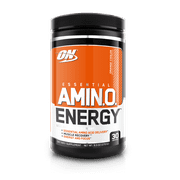 Optimum Nutrition Amino Energy Pre Workout + Essential Amino Acids Powder, Orange Cooler, 30 Servings