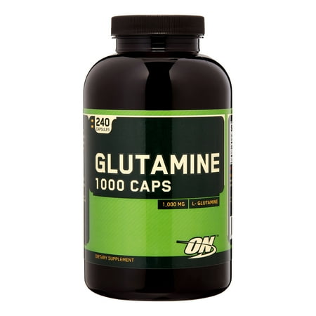 Optimum Nutrition Glutamine 1000 MG Capsules, 240 Ct