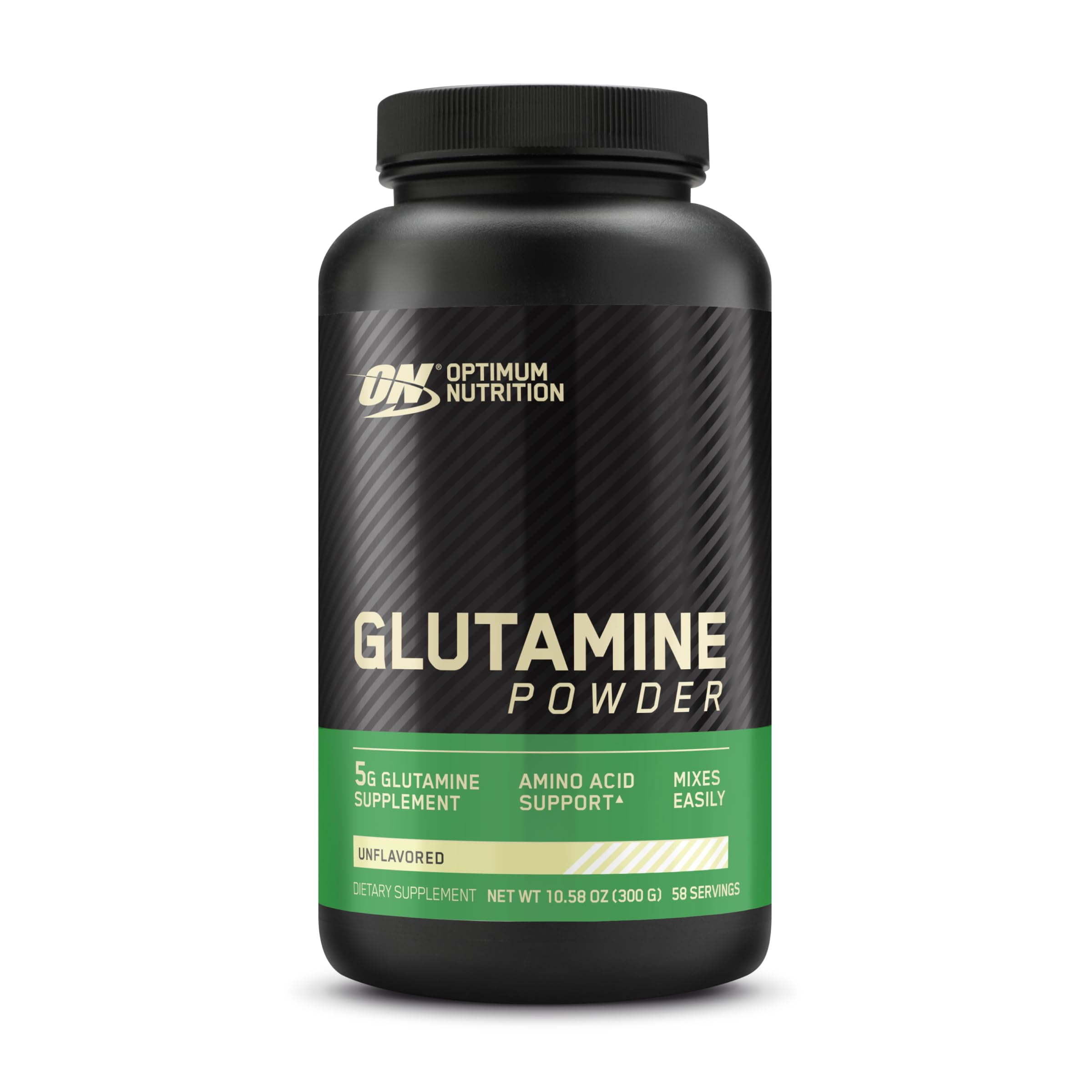 Optimum Nutrition, Glutamine Powder, Unflavored, 10.6 oz, 58 Servings