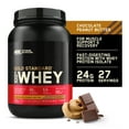thumbnail interactive-video image 1 of Optimum Nutrition, Gold Standard 100% Whey Protein Powder, 24g Protein, Chocolate Peanut Butter, 2 lb, 30 Servings, 1 of 11