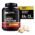 thumbnail interactive-video image 1 of Optimum Nutrition, Gold Standard 100% Whey Protein Powder, Banana Cream, 5 lb, 73 Servings, 1 of 10