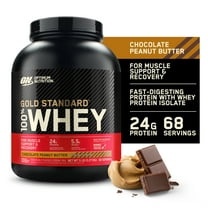 Optimum Nutrition, Gold Standard 100% Whey Protein Powder, Chocolate Peanut Butter, 5 lb, 68 Servings