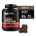 thumbnail image 1 of Optimum Nutrition Gold Standard 100% Whey Protein Powder, Double Rich Chocolate, 24g Protein, 5 LB, 1 of 12