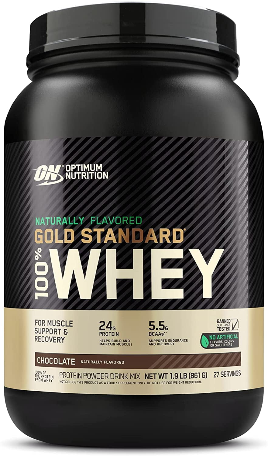 Optimum Nutrition Gold Standard 100% Whey™ Naturally Flavored Chocolate,  1.9 lbs - Fry's Food Stores
