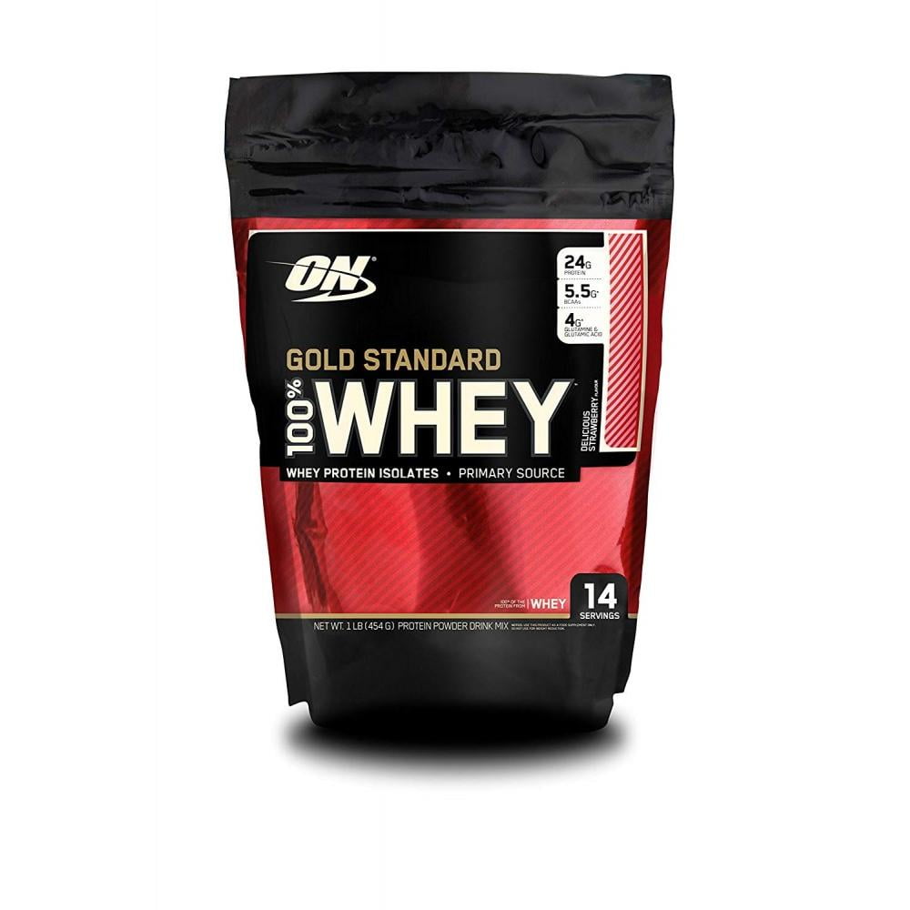Optimum Nutrition - 100% Gold Standard Whey, 1lb, Protein WPI TRAVEL PACK