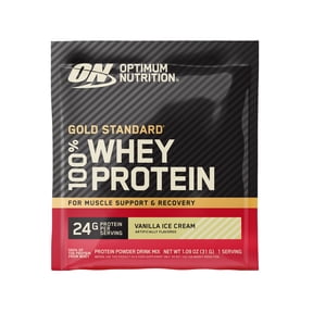 Optimum Nutrition, Gold Standard 100% Whey Protein Powder, Vanilla Ice Cream, 1 Serving Sachet