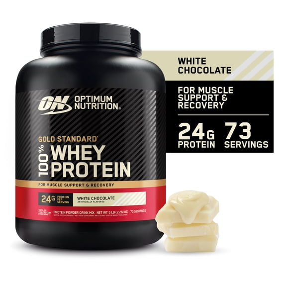 Optimum Nutrition 100% Whey Gold White Chocolate, 5lb