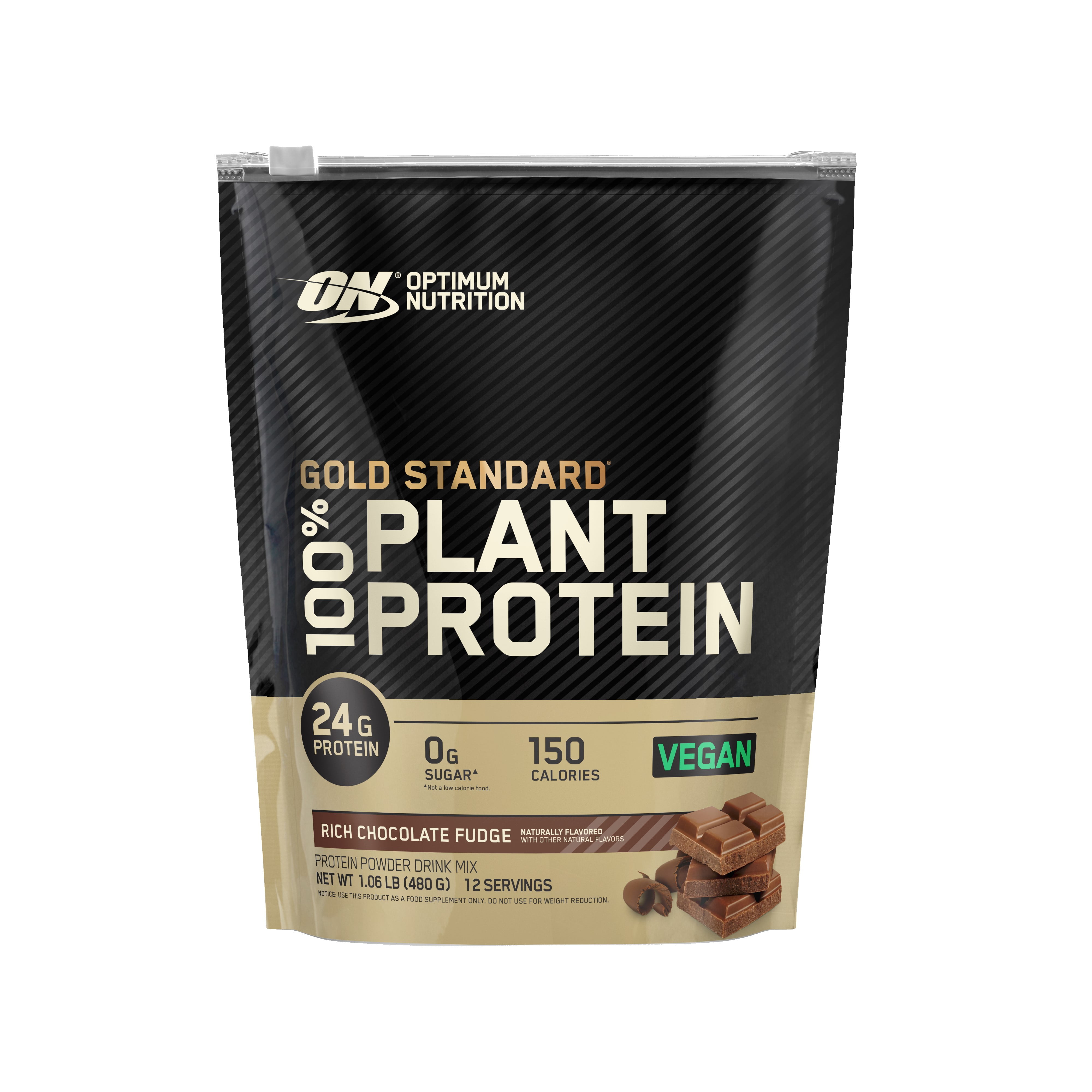 Optimum Nutrition Gold Standard Plant Protein Powder, Chocolate, 12 Servings