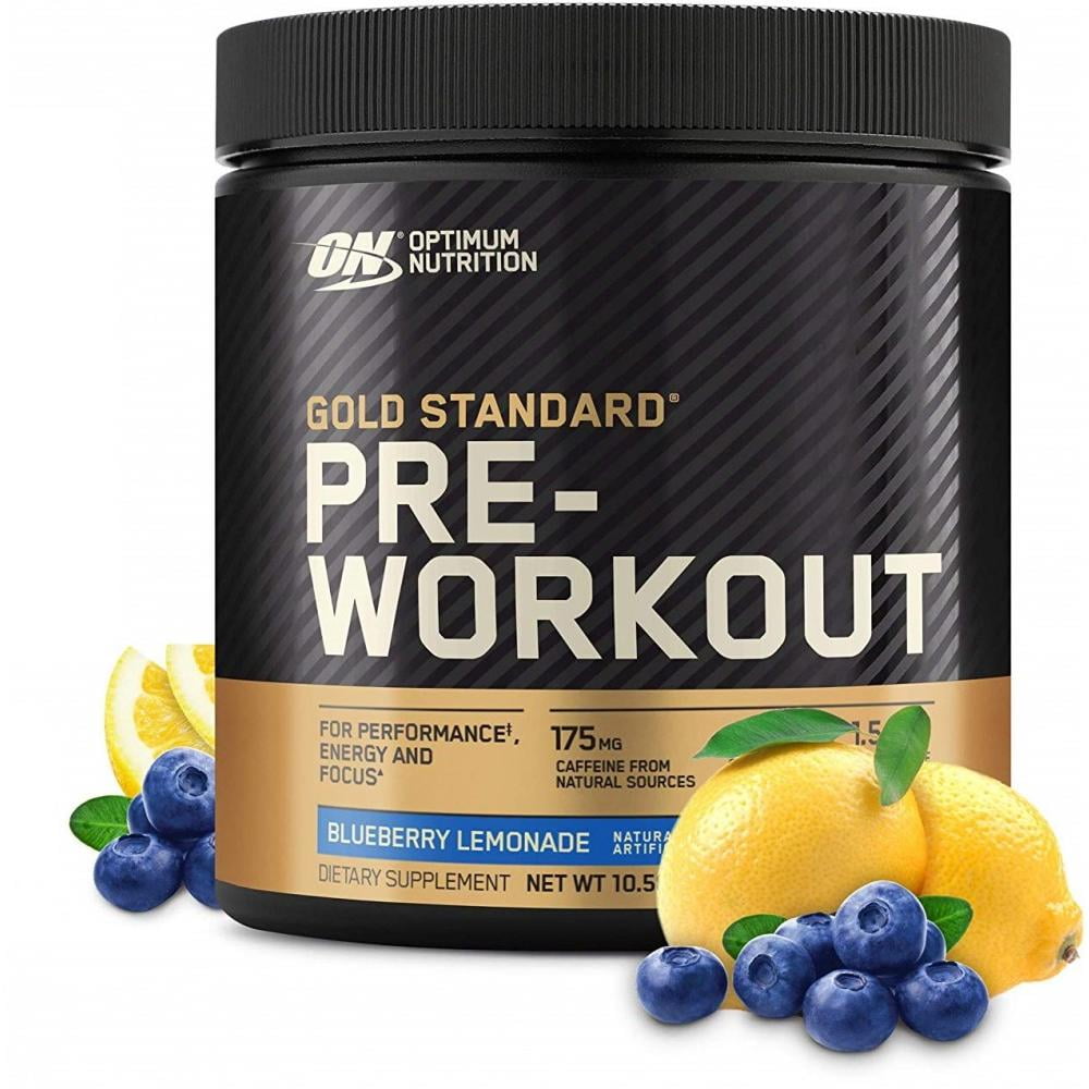 Optimum Nutrition Gold Standard Pre Workout, Blueberry Lemonade, 30 Servings