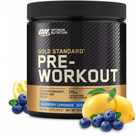 Optimum Nutrition Gold Standard Pre-Workout, Vitamin D for Immune Support, with Creatine, Beta-Alanine, and Caffeine for Energy, Keto Friendly, Blueberry Lemonade, 30 Servings (Packaging May Vary)