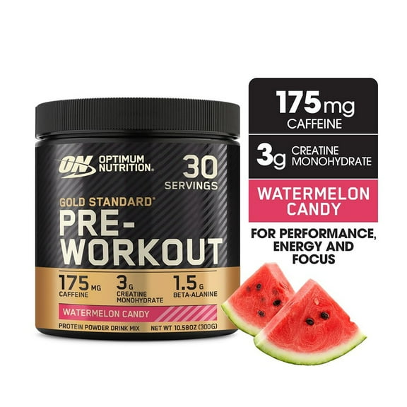 Optimum Nutrition, Gold Standard Pre Workout, Watermelon Candy, 10.58 oz, 30 Servings
