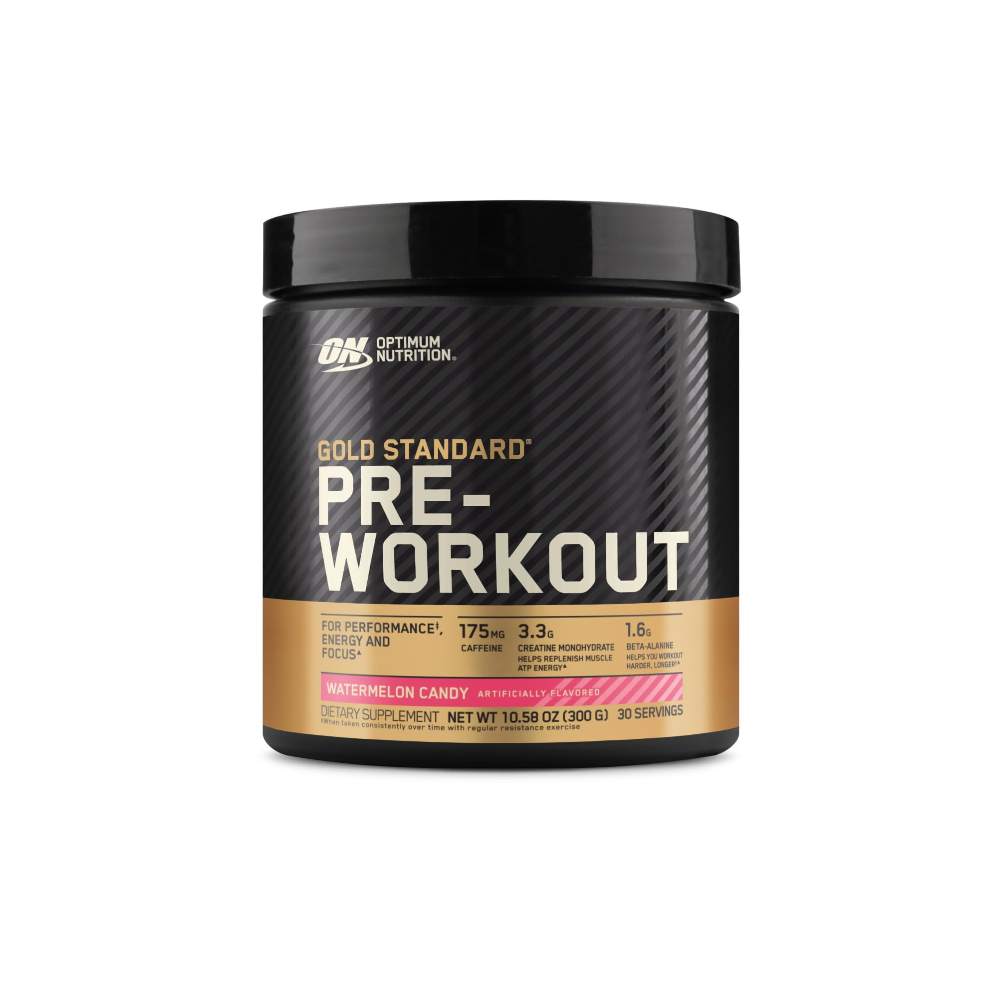 Optimum Nutrition, Gold Standard Pre Workout, Watermelon Candy, 10.58 oz, 30 Servings