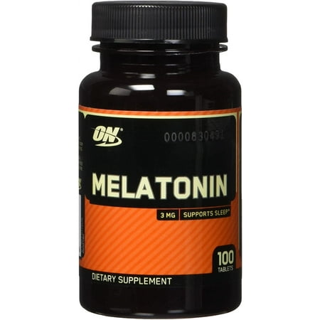 Optimum Nutrition | MELATONIN 3 mg - Sleep Support, Dietary Supplement, Value Pack | 200 Tablets (2-PACK)