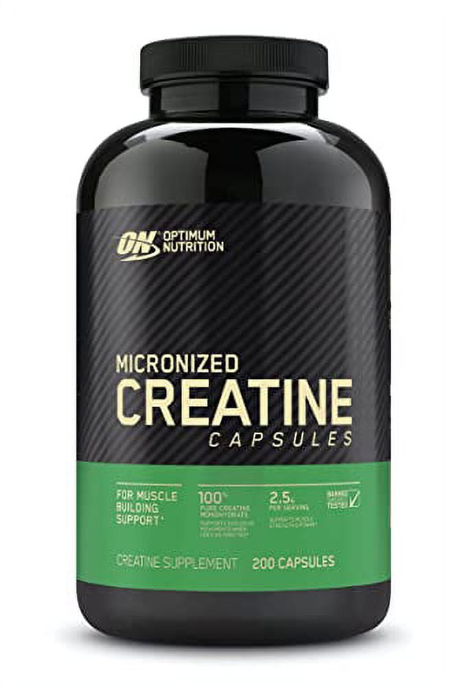 Optimum Nutrition Micronized Creatine .. Monohydrate Capsules, Keto ...