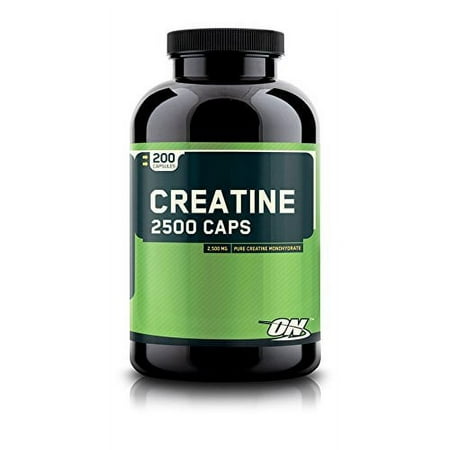 Optimum Nutrition Micronized Creatine Monohydrate Capsules, Keto Friendly, 2500mg, 200 Capsules (Packaging May Vary)