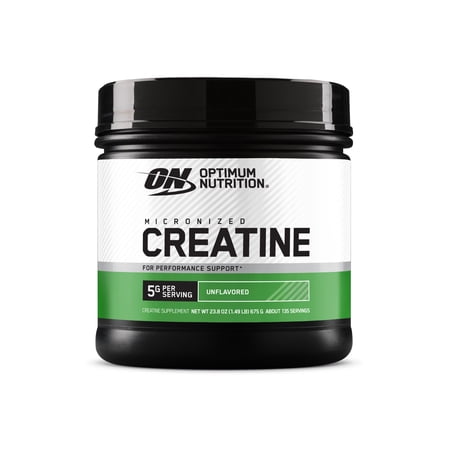 Optimum Nutrition Micronized Creatine Powder, Unflavored, 1.49 LB, 135 Servings