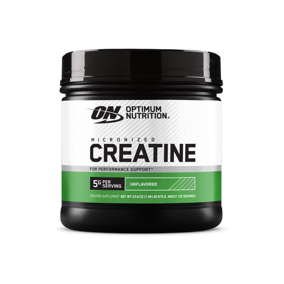 Optimum Nutrition Micronized Creatine Powder, Unflavored, 1.49 LB, 135 Servings
