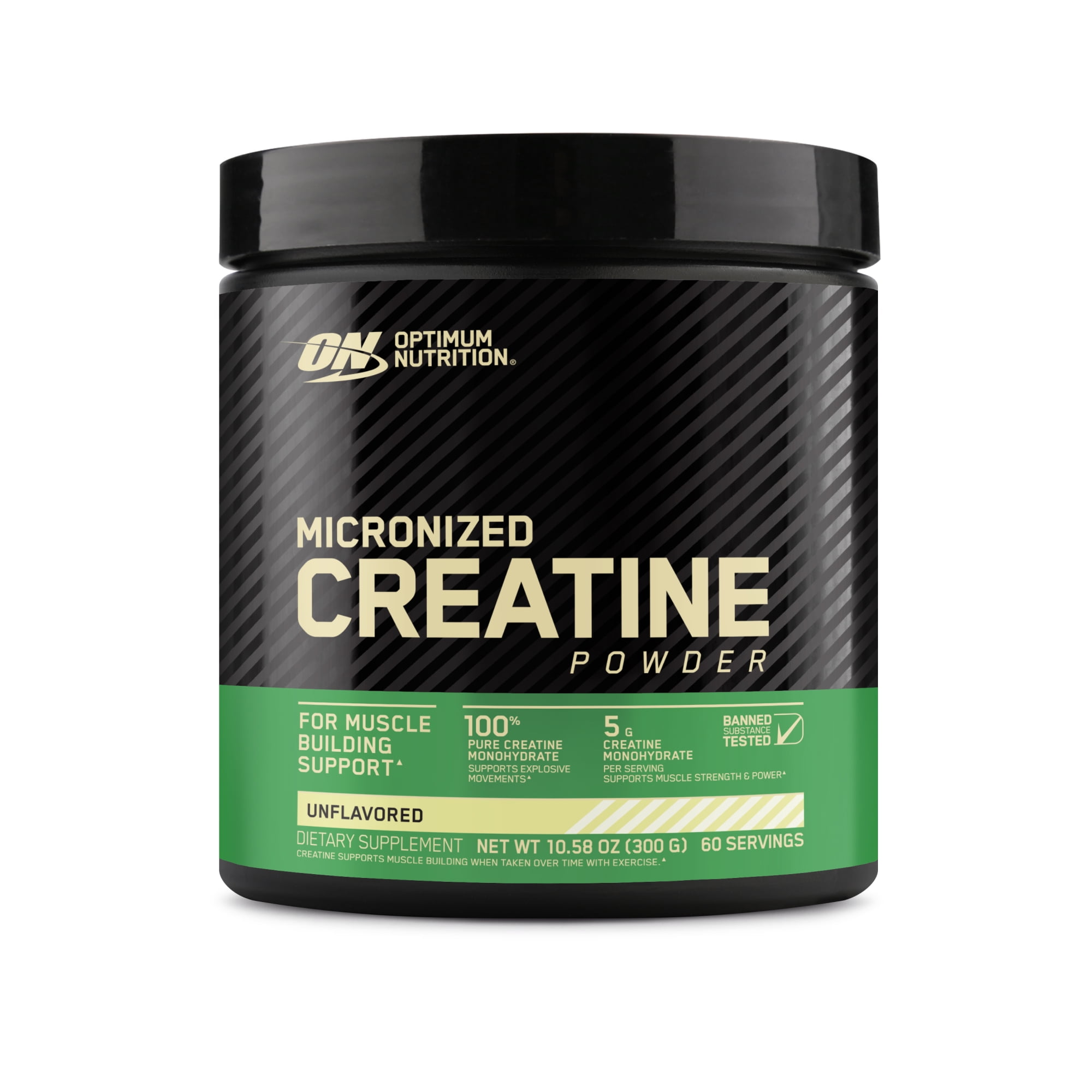 Optimum Nutrition, Micronized Creatine Powder, Unflavored 60 Servings