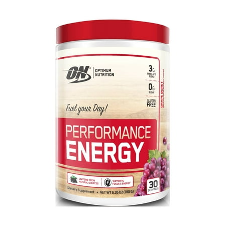 Optimum Nutrition Perforance Energy, Grape Burst, 30 Servings