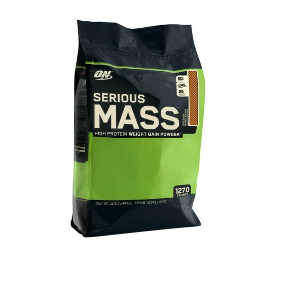Optimum Nutrition, Serious Mass, Chocolate Peanut Butter, 12 lb, 16 Servings