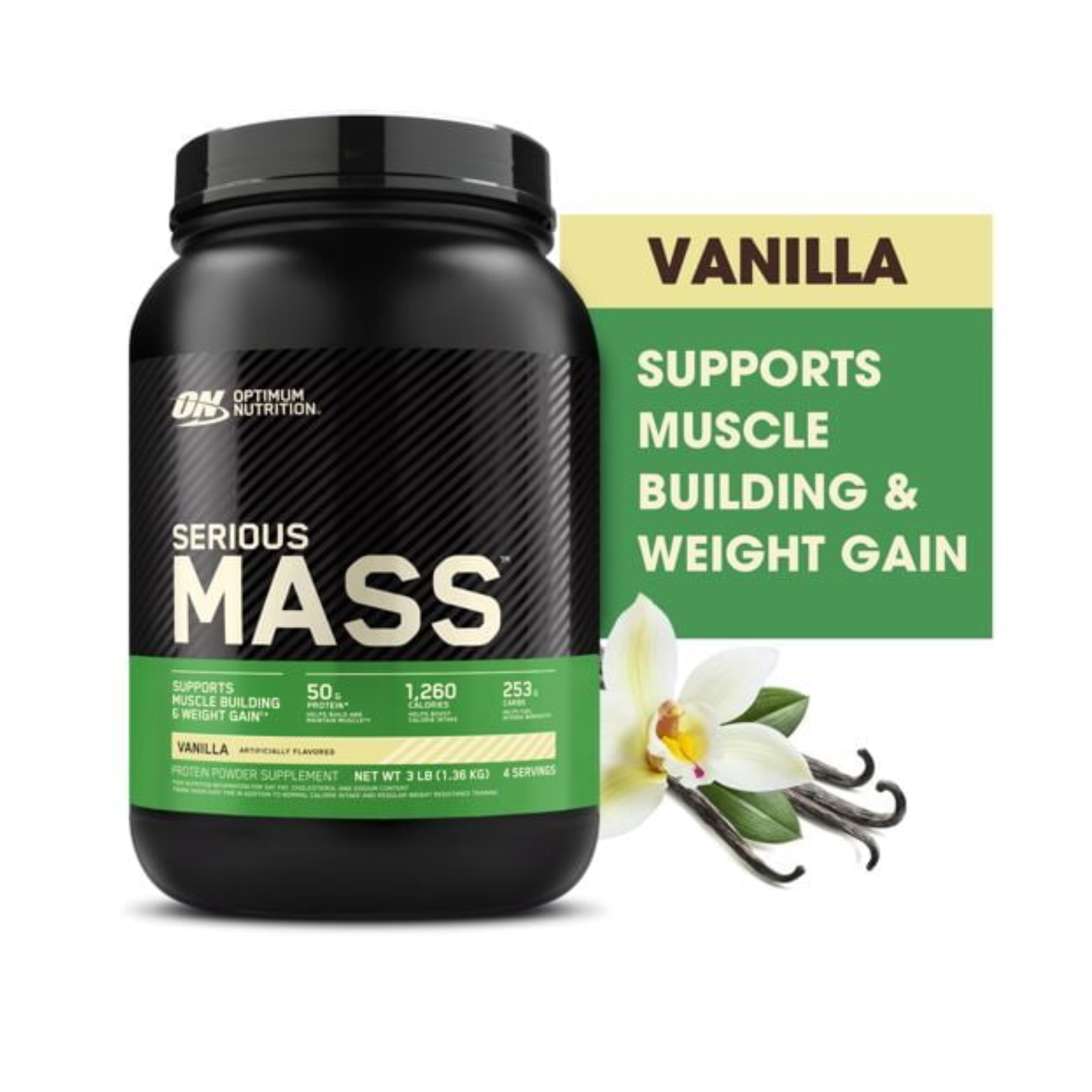 Optimum Nutrition Serious Mass Vanilla Weight Gainer Protein Powder Optimum Nutrition Serious Mass Vanilla Weight Gainer Protein Powder