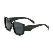 Optimum Optical Rectangular Frame Sunglasses, Carrie Bradshade