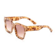 Optimum Optical Womens Oversized Square Frame Sunglasees, Tonal Lisa